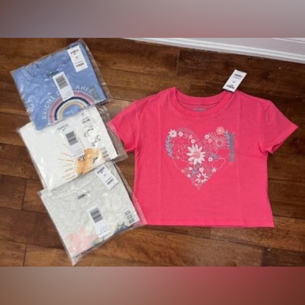 Girls Oshkosh tshirts age 7